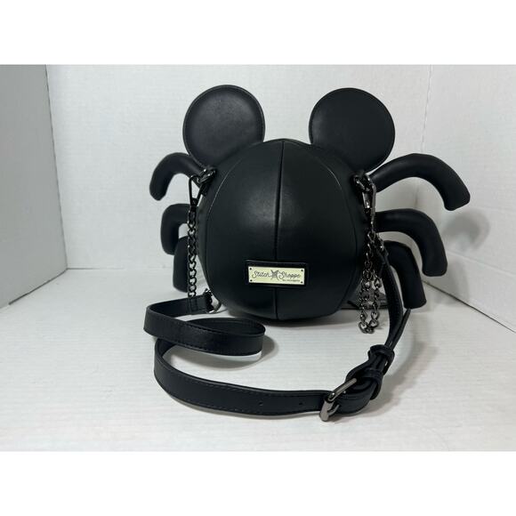 NWT Stitch Shoppe by Loungefly Disney Mickey Mouse spider Halloween bag / purse - Picture 3 of 8